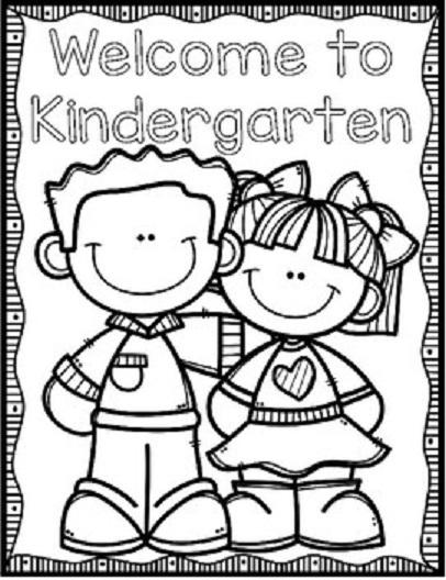 Welcome to Kindergarten Coloring Pages 6373c63a