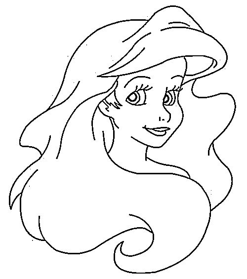 Princess Ariel (the Little Mermaid) Coloring Pages for Kids (Printable ...