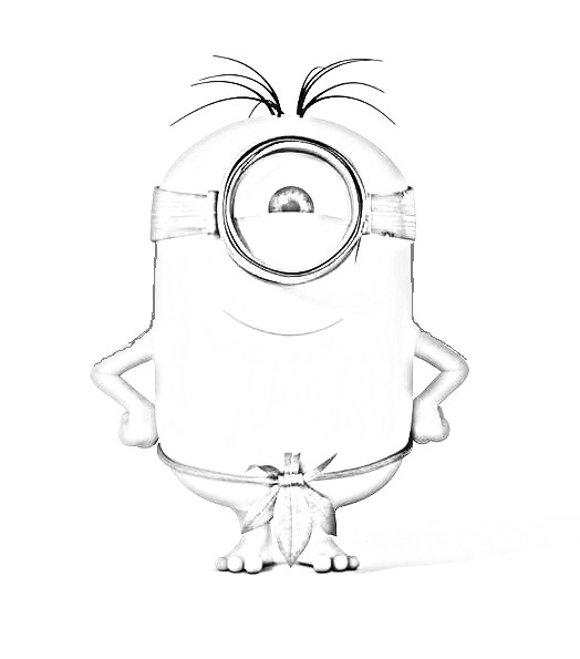 Minion Carl Coloring Pages 6892f9df