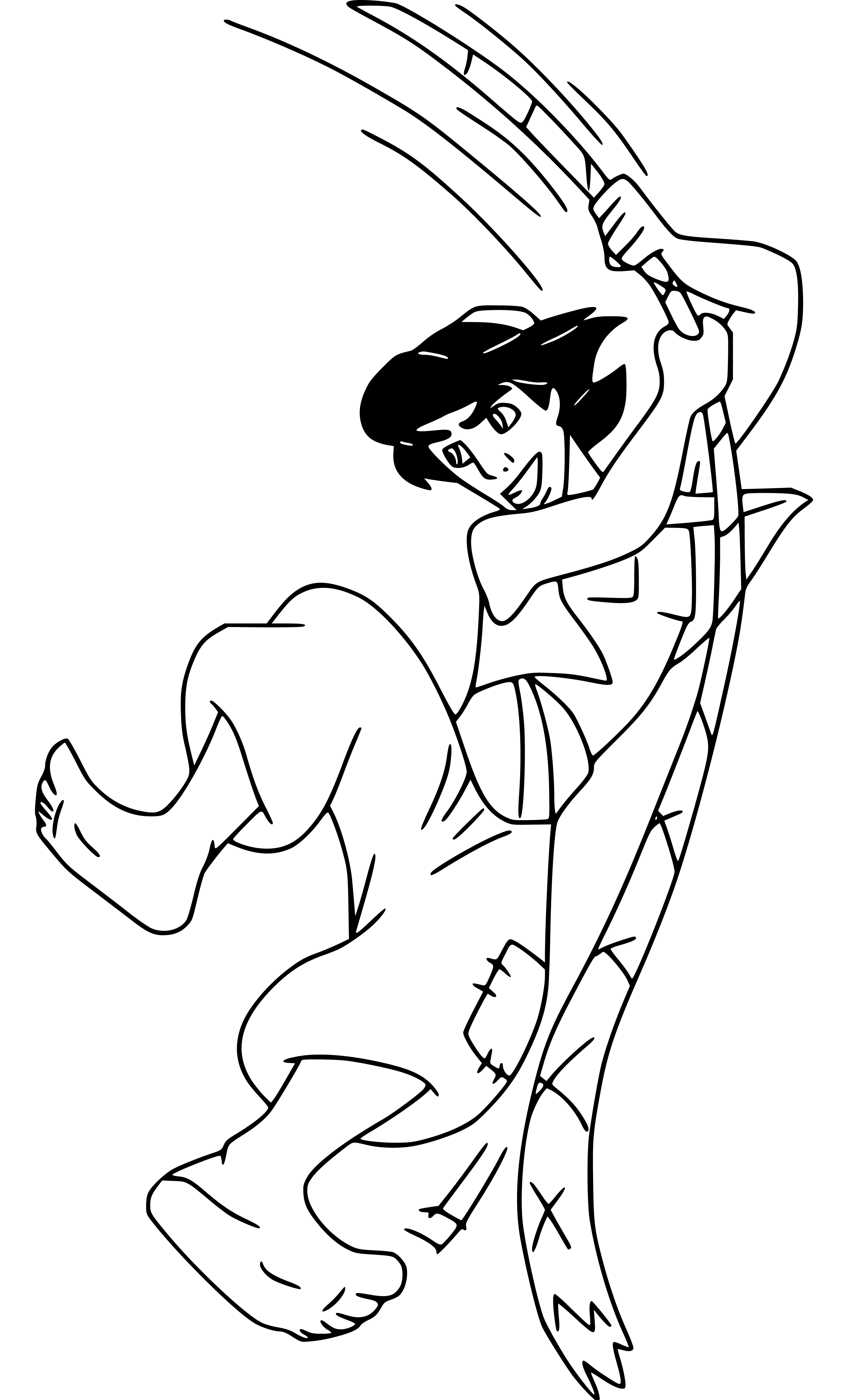 Prince Aladdin to color Coloring Page Printable for Kids, Free, Simple and Easy, as PDF