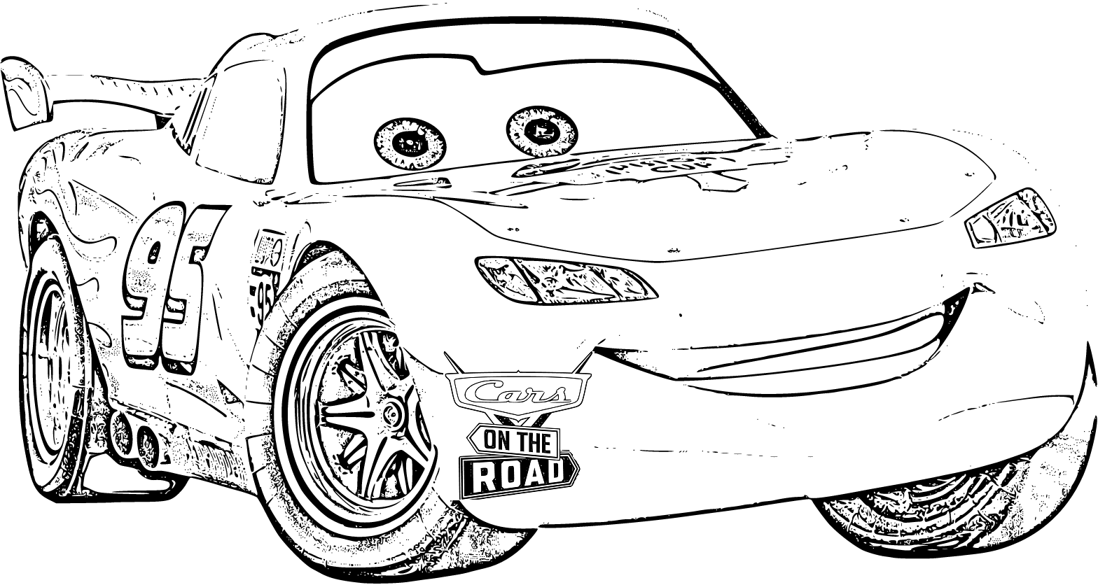 Cars on the Road Coloring Pages c2372e28