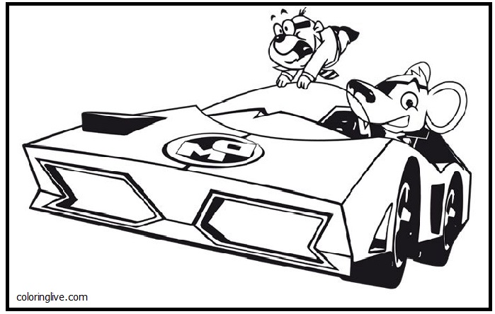 Printable Danger Mouse   3 Coloring Page for kids.