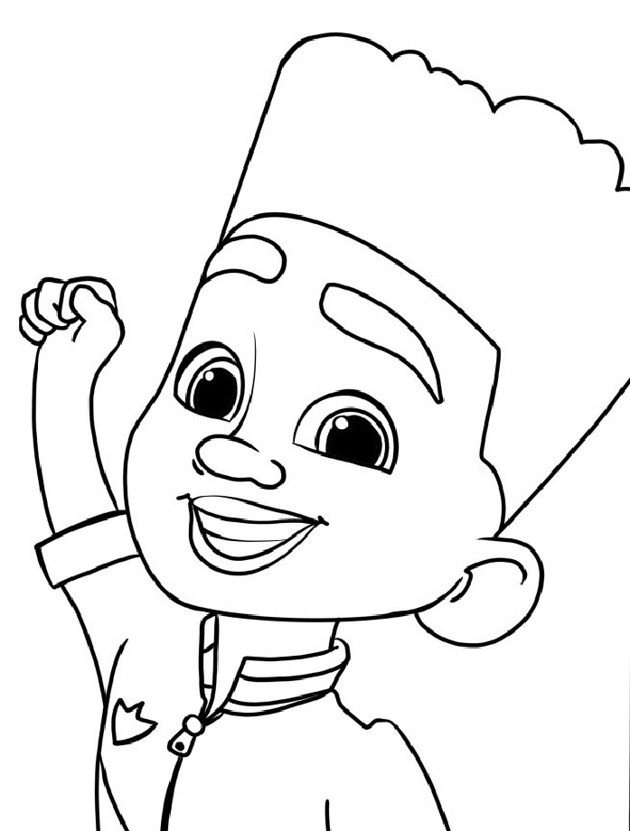 Printable Firebuds Jayden Coloring Page for kids.