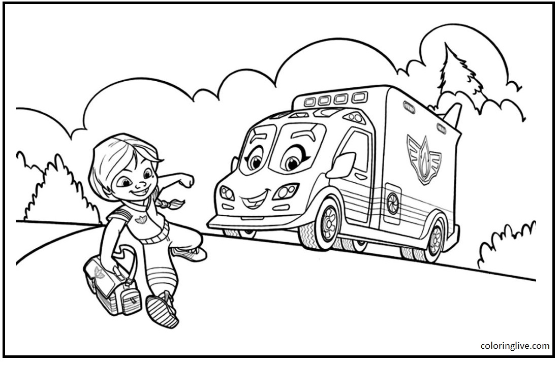 Firebuds Coloring Pages 9