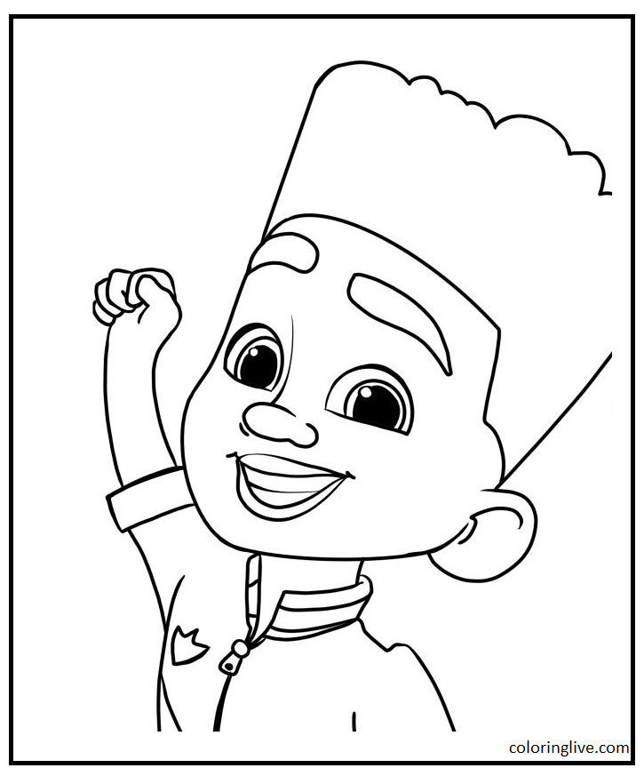 Printable Jayden Coloring Page for kids.