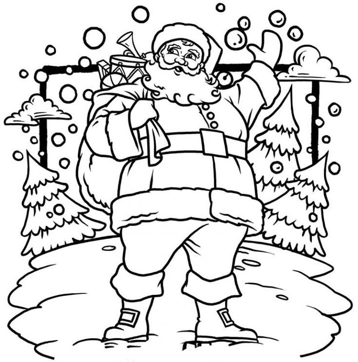 Pin on Christmas coloring pages