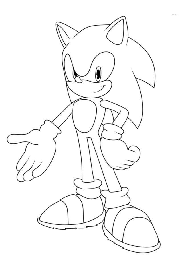 Printable Sonic Prime 3 Coloring Page for kids.