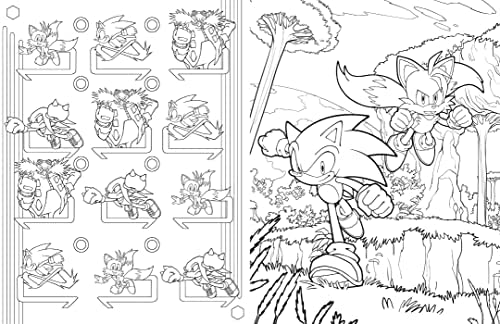 Printable Sonic Prime 10 Coloring Page for kids.