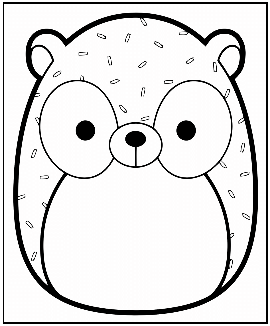 Printable Squishmallow   10 Coloring Page for kids.
