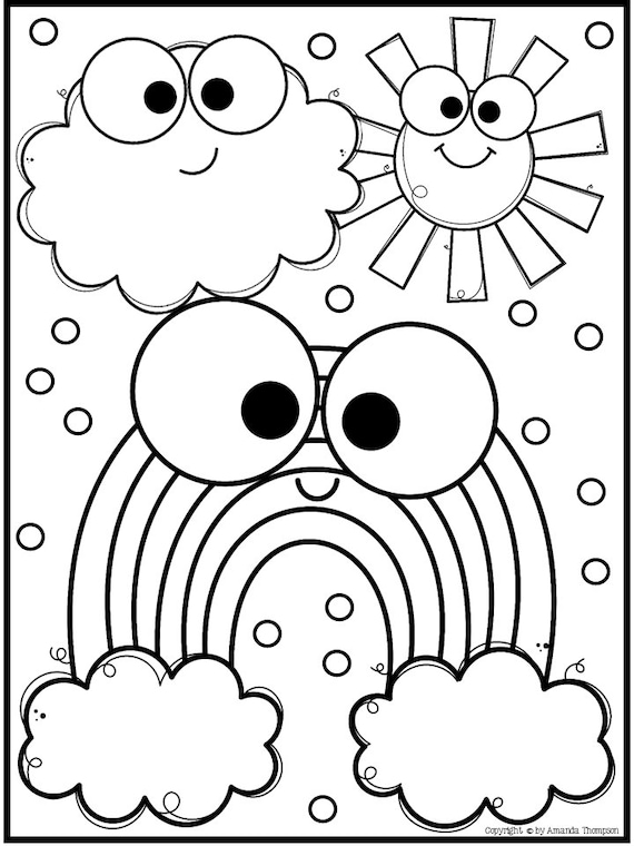 Printable Summer outline sun Coloring Page for kids.