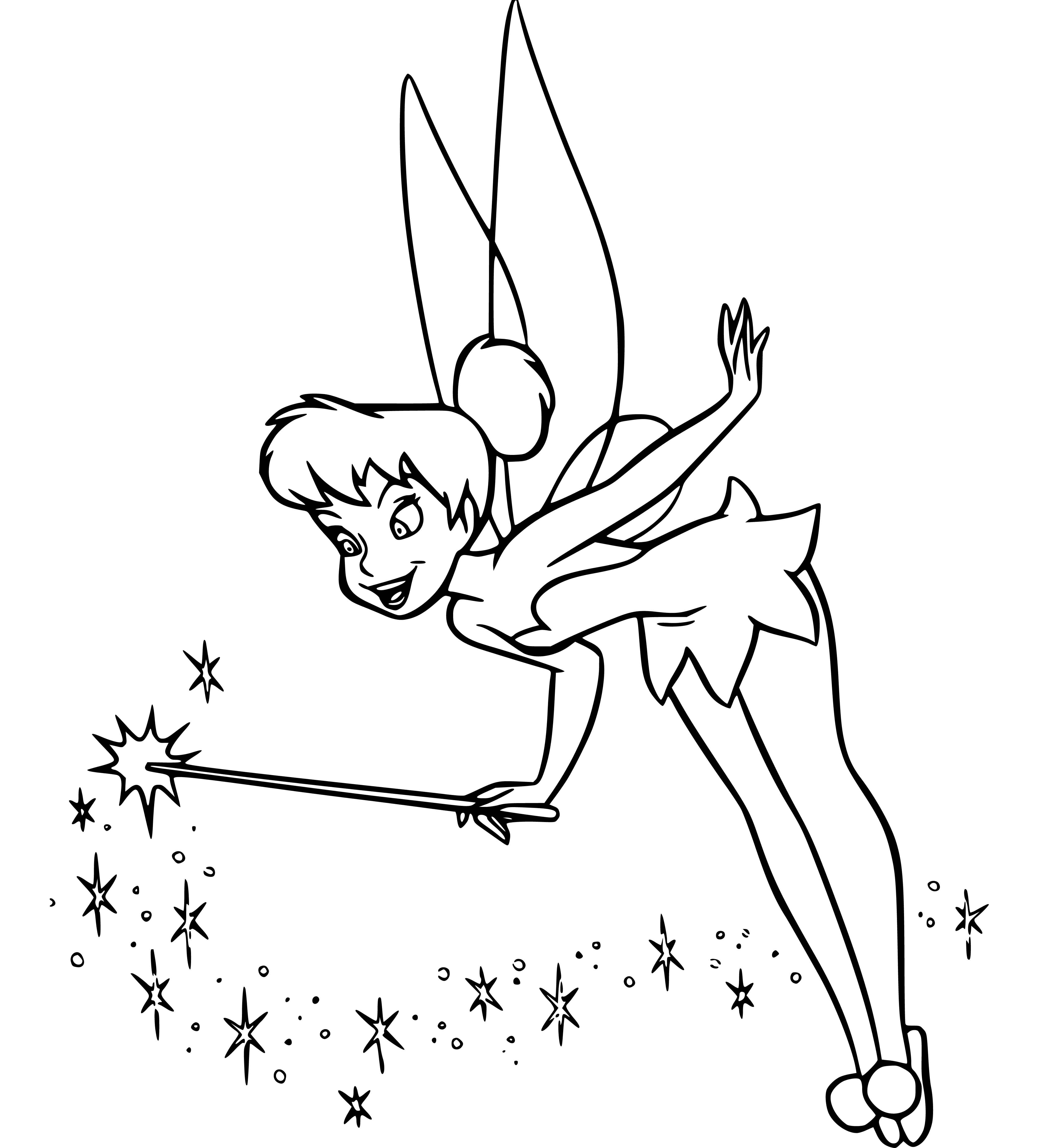 Tinker Bell Coloring Pages 1