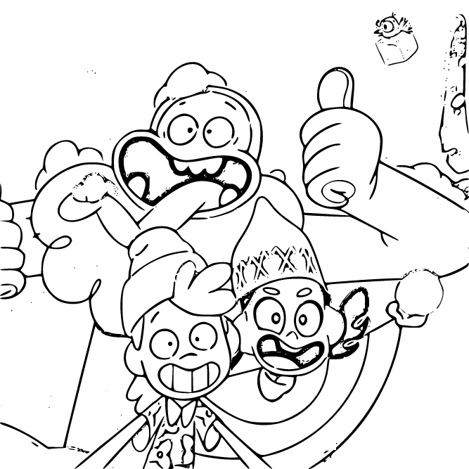 Yellow Yeti Coloring Pages c4ca5be3